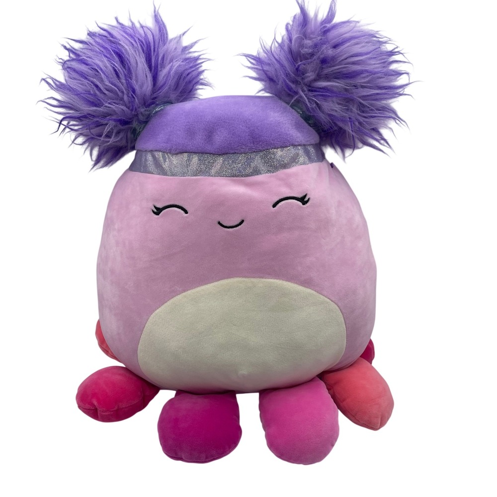 Squishmallows Squish-Doos Jeanne the Octopus 14 inch Pink Purple Plush Toy 2021